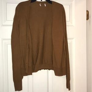Yellow/tan cardigan